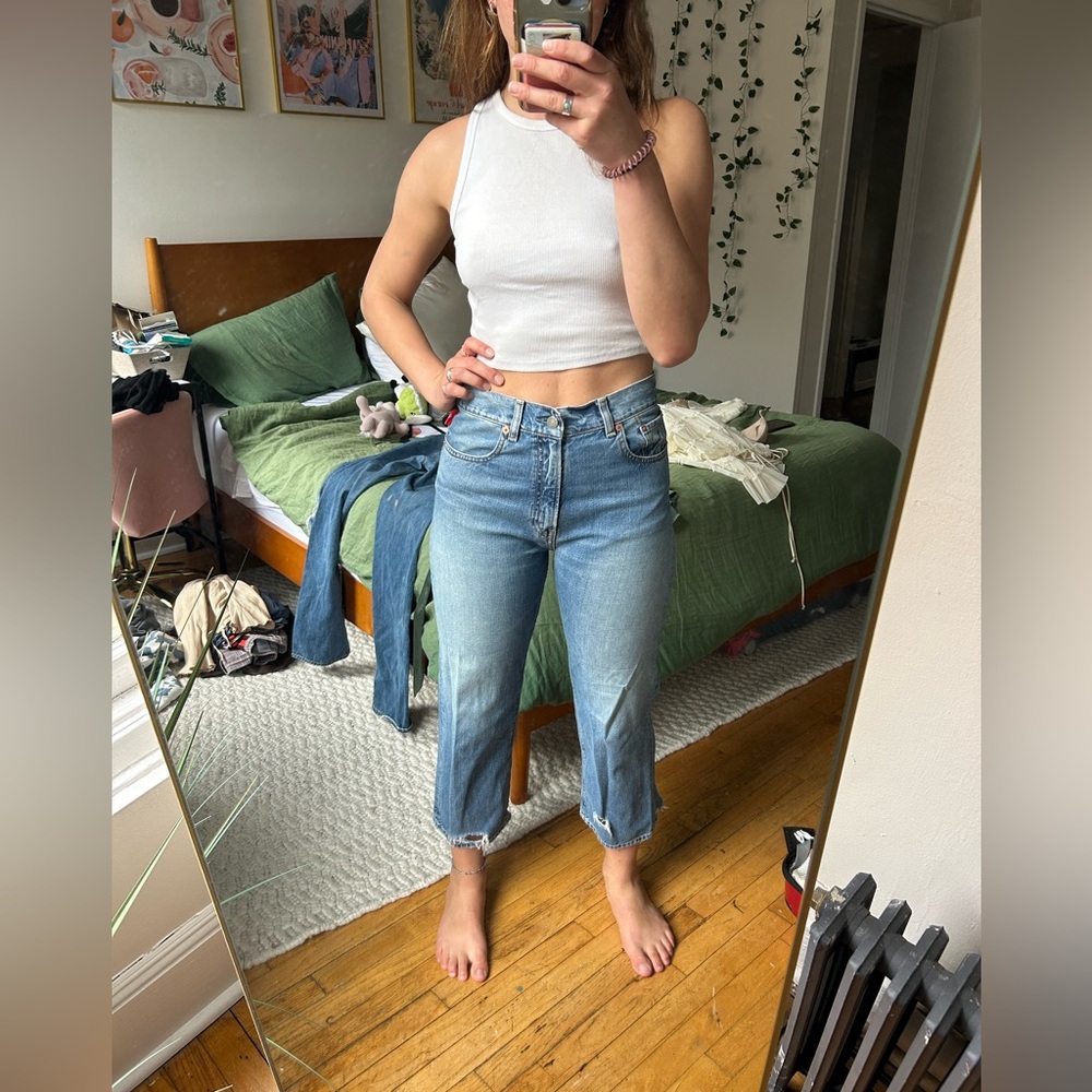 Denimist straight leg jean
